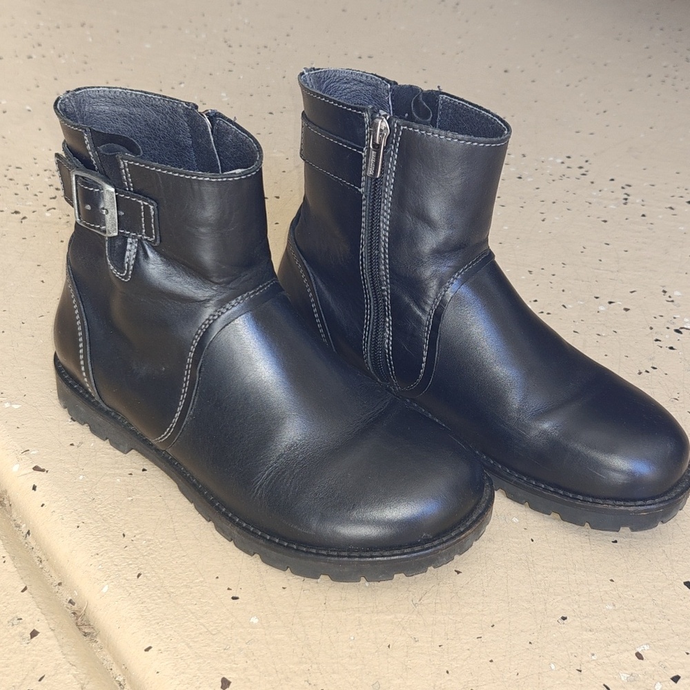 Birkenstock Black Leather Boot Size 37 - Picture 11 of 11